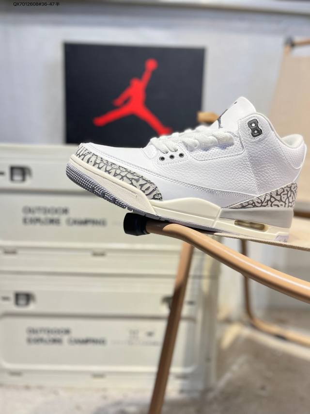 Nike Air Jordan 3 Retro 迈克尔 乔丹Aj3代中帮复古休闲运动文化篮球鞋Dn3707 Qx701 8#36-47半 DDD