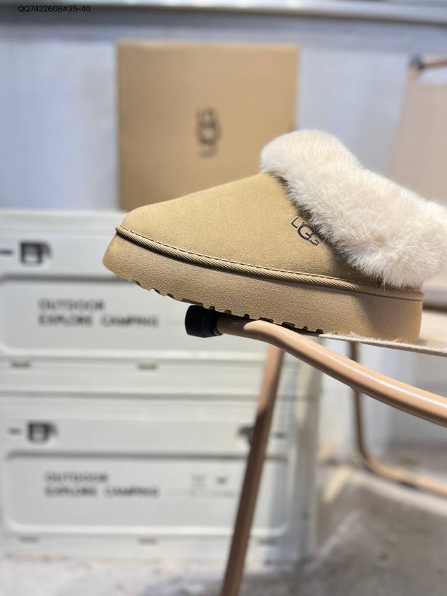 Ugg 雪地靴 防水麂绒皮革鞋面 美国轻奢品牌Ugg W Neuel尼瓦尔系列秋冬新款防污系列休闲保暖20251114 Qq7422606#35-40 DDD