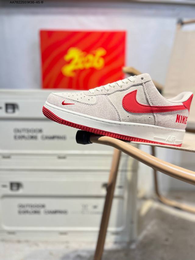公司级头层皮Nk Air Force 1'07 Low 空军一号低帮休闲板鞋 #定制皮料 原楦原纸板 纯正空军版型 高清洁度 内置全掌气垫Sy1388 Aa78