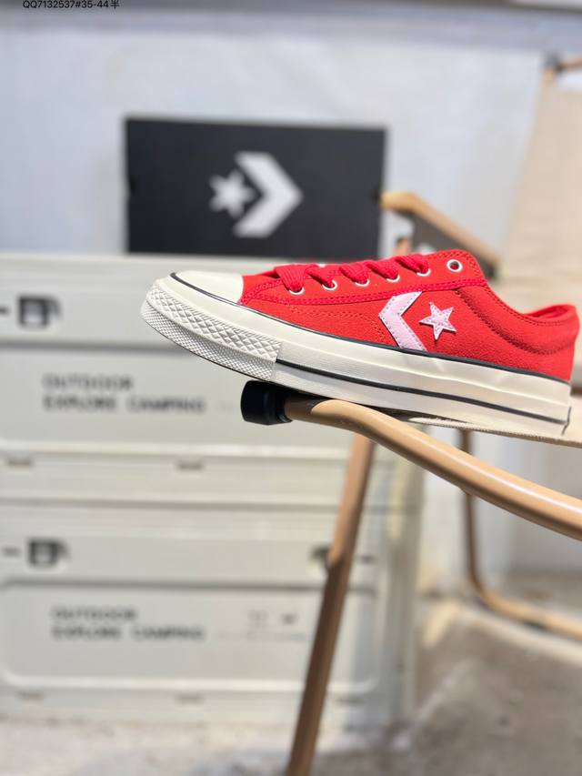 匡威 Converse Star Player 76 星箭标 耐磨透气轻便 低帮 帆布鞋 A17854C Qq7132537#35-44半 DDD