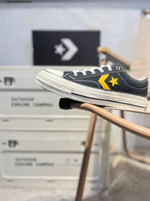 匡威 Converse Star Player 76 星箭标 耐磨透气轻便 低帮 帆布鞋 A 15C Qm7132535#35-44半 DDD