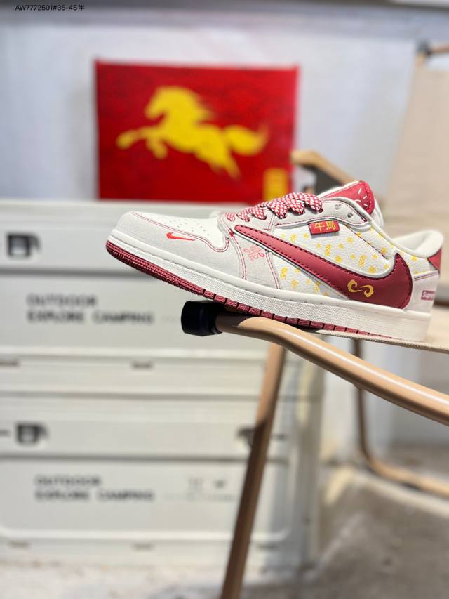 公司级头层皮乔丹Air Jordan 1 Low Aj1低帮系列篮球鞋 官方同步配色 原装级产物 DDD #拒绝公底 立体鞋型 细节完美 高清洁度Jw1188