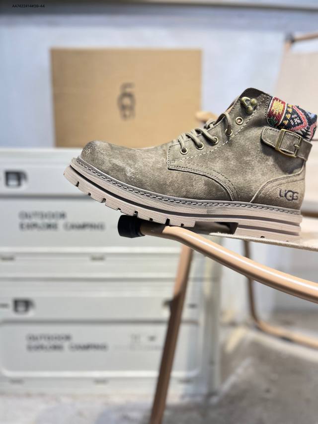 Ugg 雪地靴 防水麂绒皮革鞋面 美国轻奢品牌Ugg W Neuel尼瓦尔系列秋冬新款防污系列休闲保暖20251208 Aa7422414#39-44 DDD