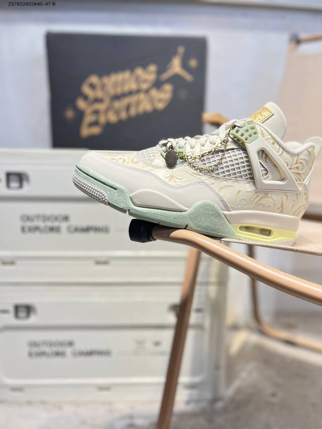 纯原顶级版本原楦原档案开发纸版楦型#采用优质头层皮革鞋面材质#还原Zp细节#原厂流水成型工艺#厂级拉帮注胶效果 # 上脚真的超帅 Air Jordan 4 X