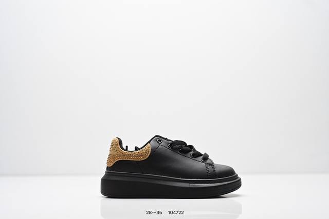 麦昆小白鞋28-35 DDD Sole Leather Sneakers低帮时装厚底休闲运动小白鞋 DDD