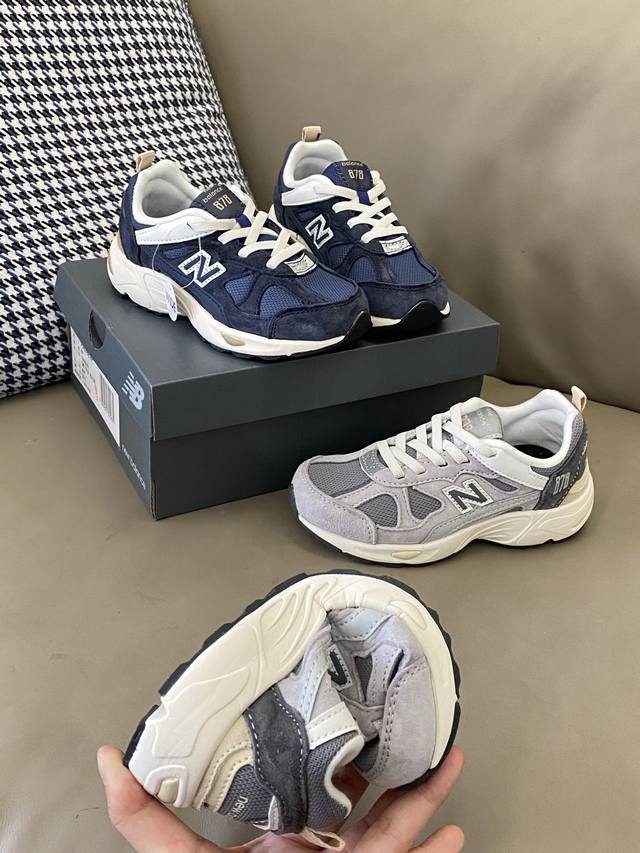 原图直出 DDD Nb 878谁懂啊这也太好看了吧自留款878真的无需多言松紧带设计方便宝贝穿脱麂皮+网面拼接帅到失语防滑大底，暴雨天踩大理石像壁虎附体 DDD