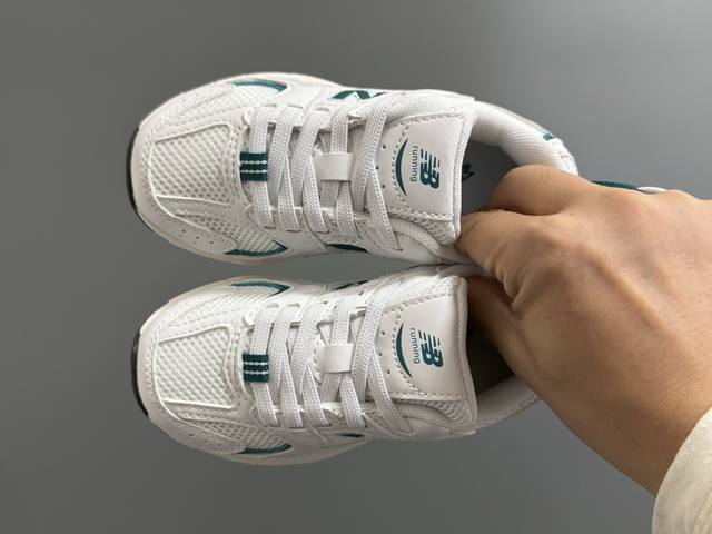 原单版牛B新款530网面儿童松紧带老爹运动鞋 DDD Size：26-37码 DDD 新工厂P新工艺 DDD 经典Nb530老爹款 DDD 松紧带设计钱，穿脱超