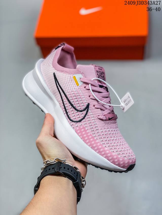 Nike登月飞马nike Interact Run跑鞋 材用针织鞋面加电绣，正品跑步鞋轻便潮流耐磨 货号：Dr2638 001 尺码：36～45 编码：09Jd