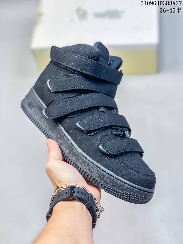 公司级nike Air Force 1 Billie Mushroom 空军一号 碧梨联名高帮魔术贴板鞋 原楦头原纸板 打造纯正空军版型专注外贸渠道 全掌内置蜂