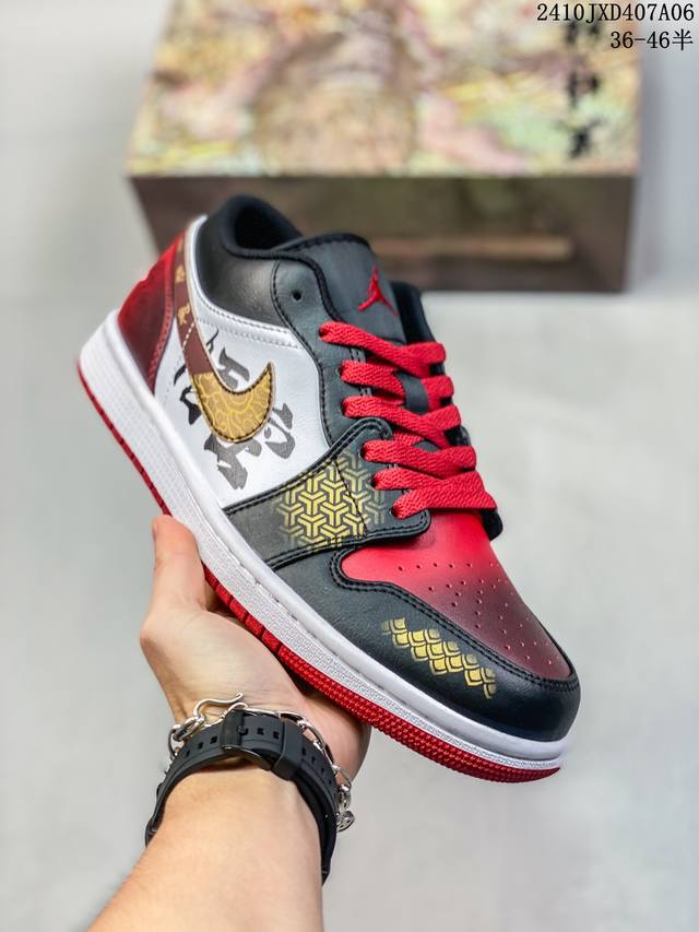 乔丹air Jordan 1 Low Aj1 Wh 黑神话悟空联名 乔1 低帮复古文化休闲运动篮球鞋。凭借出色的性能和吸睛的外观， Air Jordan直是风球