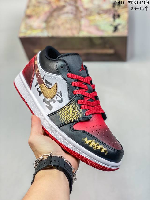 乔丹air Jordan 1 Low Aj1 Wh 黑神话悟空联名 乔1 低帮复古文化休闲运动篮球鞋。凭借出色的性能和吸睛的外观， Air Jordan直是风球