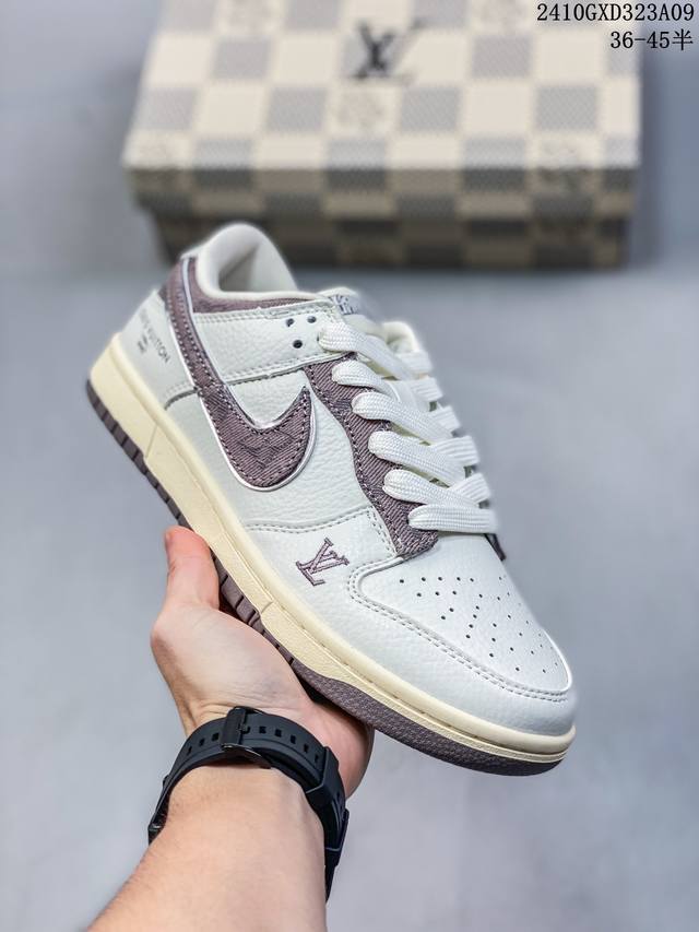 公司级带半码耐克nike Sb Dunk Low“联名 周年高端定制 低帮休闲板鞋 定制鞋盒 大厂纯原品质出货 超高清洁度 皮料切割干净无任何毛边 细节完美 货