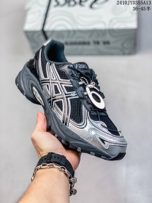 公司级asics Gel-Kahana Tr V4 耐磨透气低帮休闲鞋 户外机能元素 绑带沿用系列经典绑带设计 演绎现代潮流机能属性 结合潮流线条轮廓凸显浓郁的