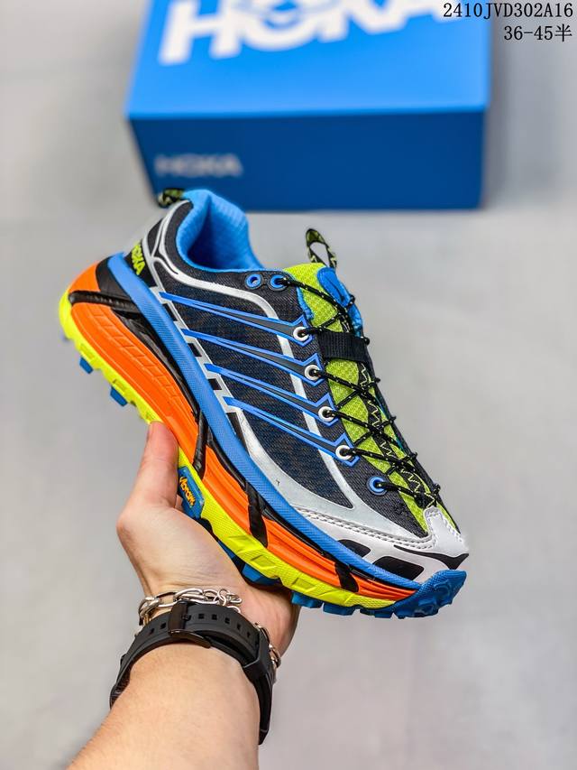 公司级hoka Mafate Speed Three 2玛法特 超轻厚底轻量山地跑步鞋 货号:1141572 尺码:36 36.5 37.5 38 38.5 3