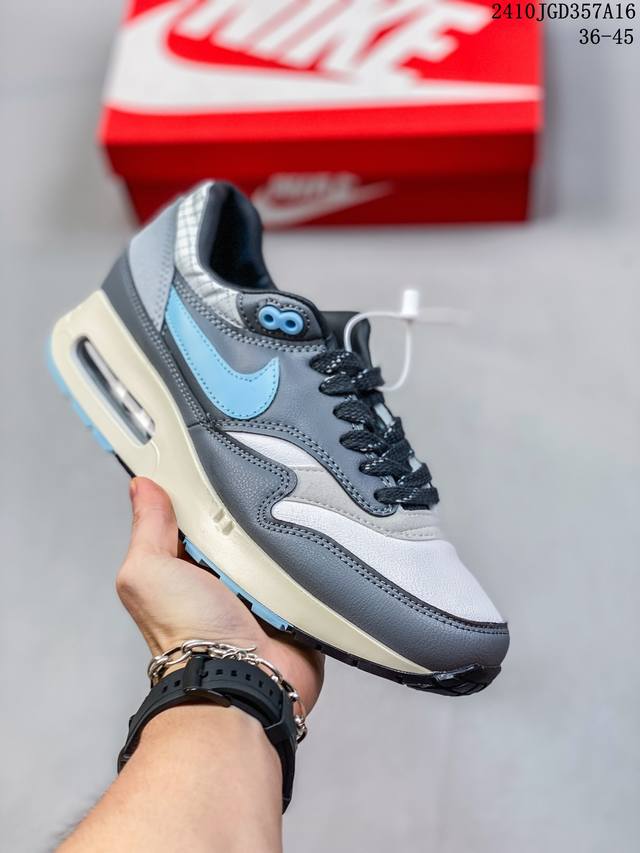 Nike耐克官方air Max 1男运动鞋低帮轻便缓震时尚跑步抓地 缓震跑步鞋 能让您的双脚保持凉爽 舒适和缓震 这款越野跑鞋采用合成纤维 网眼结构以提高透气性