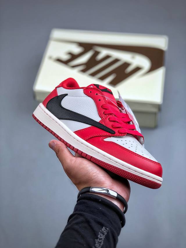 Air Jordanaj1 Aj1 乔丹1代 乔1 乔1 低帮系列 Travis Scott X Air Jordan 1 Low Og Aj1 货号：Dz41