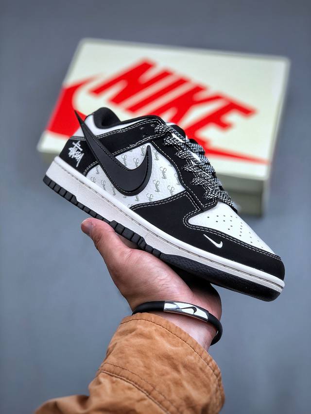 Nike Sb Dunk Low X Ambush X 斯图西联名-黑线 周年高端定制 低帮休闲板鞋 Xx2025- #定制鞋盒 大厂纯原品质出货 超高清洁度