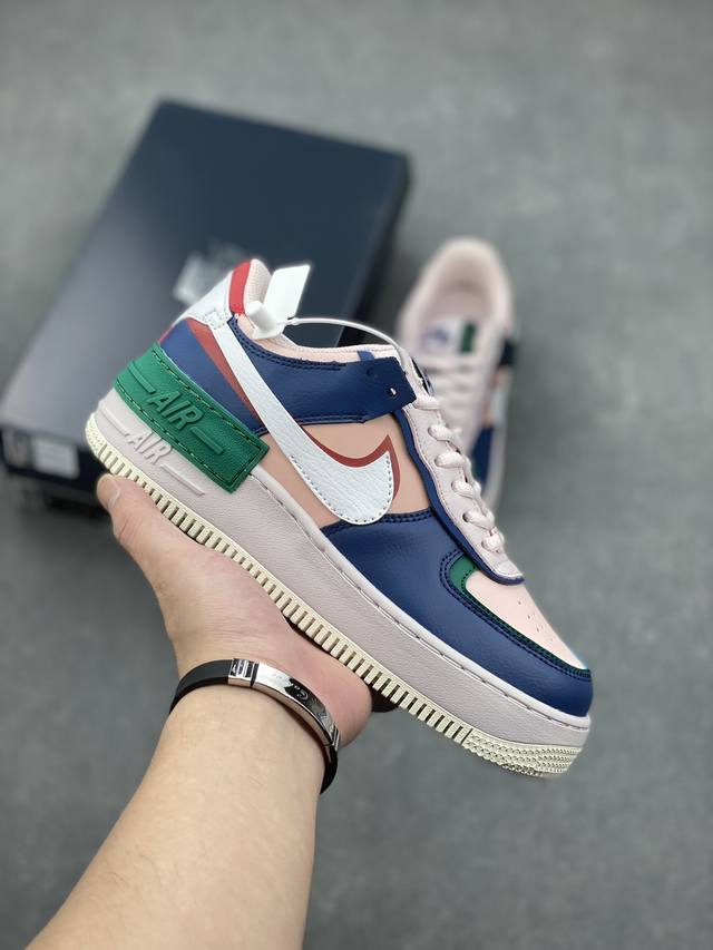 Nk Air Force 7 Low 马卡龙 空军一号低帮休闲板鞋 定制皮料 原楦原纸板 纯正版型 高清洁度 内置全掌气垫 货号：Ci0919-400 尺码：3