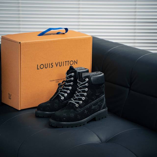 核心私 嘉尔同款纯原 中山大厂出品 Louis Vuitton X Timberland#王炸联名 Pharrell Williams充分发挥了作为louis