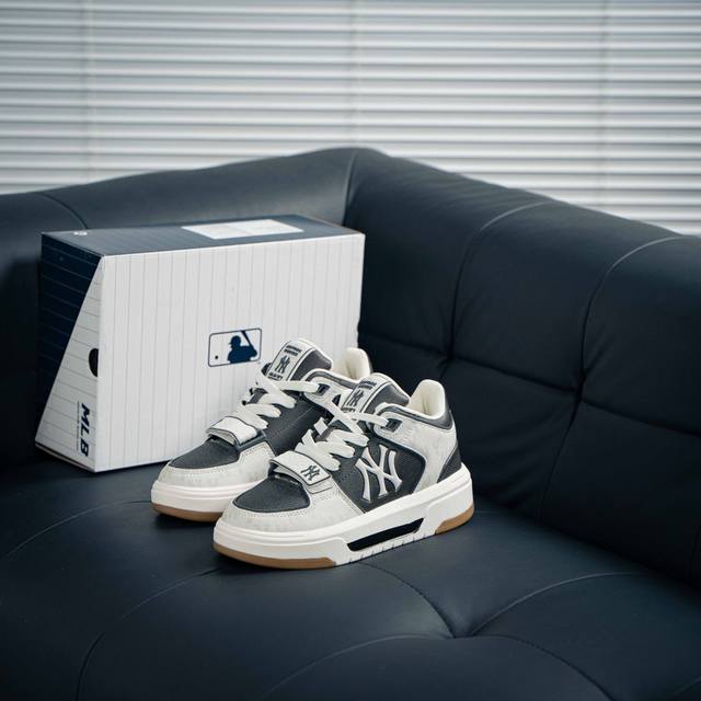 Mlb Chunky Liner Denim Basic 纽约洋基队 增高厚底休闲 货号：3Asxchl4N Gp007 尺码：35 36 36.5 37.5