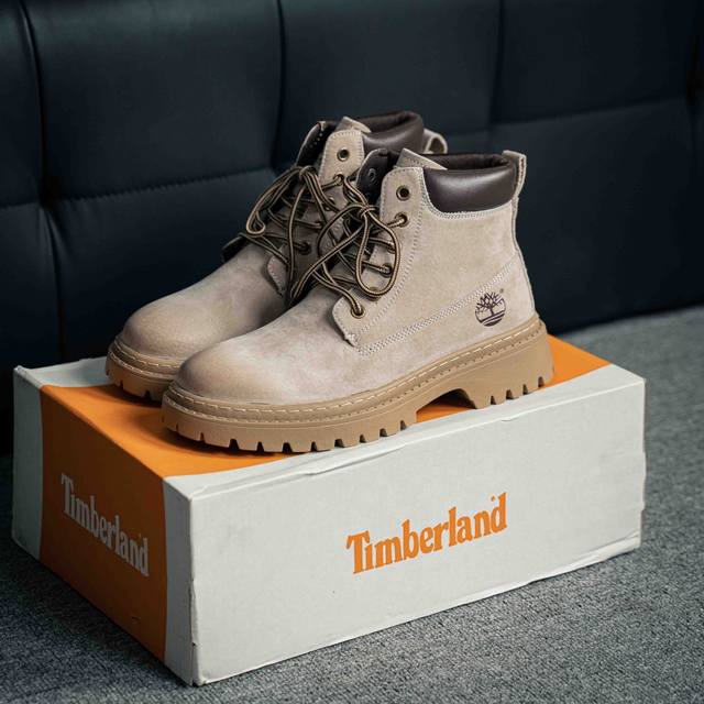 核心私 新货#Timberland添柏岚 天伯伦 户外休闲时尚马丁靴系列 广东大厂出品 全新工艺升级 23Ss秋冬新款 原盒原包装 面料采用意大利进口手抓牛皮，
