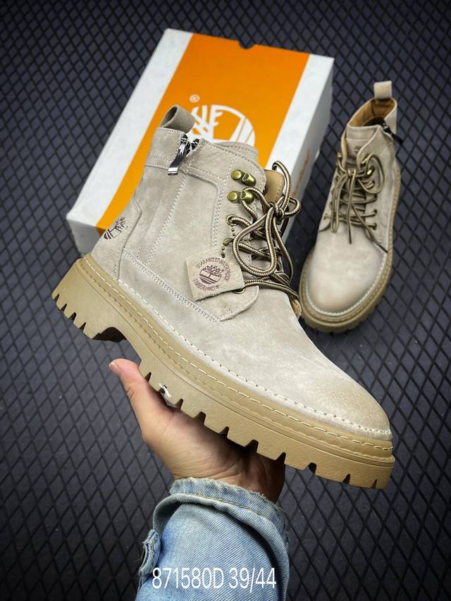 新货#Timberland添柏岚 天伯伦户外休闲大黄靴系列 #广东大厂品质 原盒原包装 侧拉链设计风格 时尚潮流百搭 面料采用意大利顶级磨砂细纹牛皮 搭配防臭防