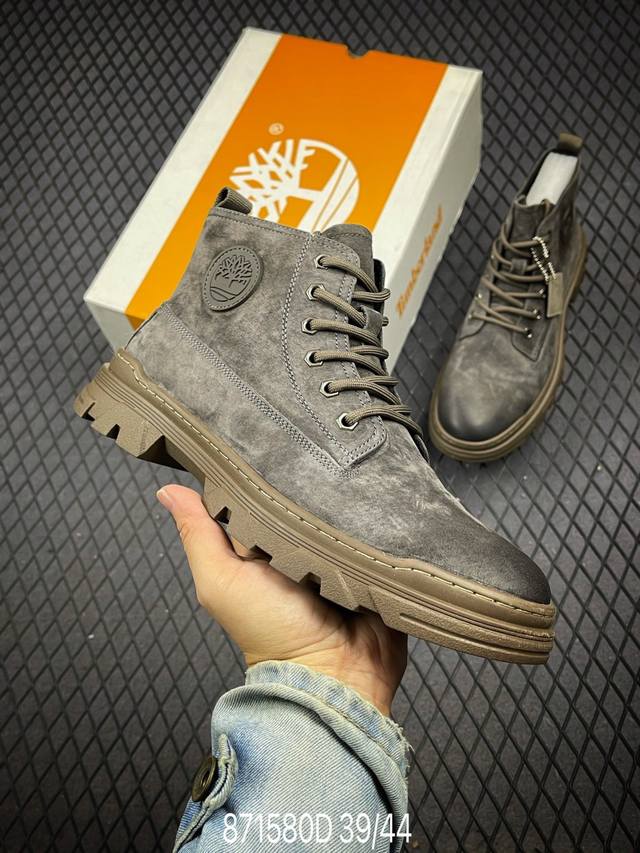 新货#Timberland添柏岚 天伯伦户外中帮休闲马丁靴系列 广东大厂品质 原盒原包装 面料采用意大利顶级磨砂细纹牛皮 搭配防臭防腐真皮乳胶鞋垫 给您完美的穿