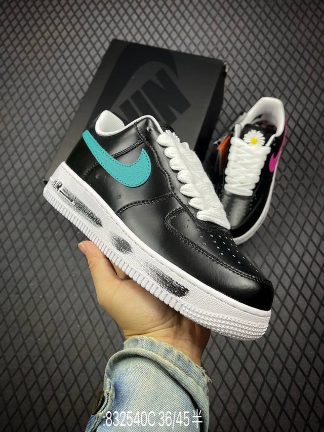 Peaceminusonex Nike Air Force1Pmo 反系鞋带小雏菊权志龙联名#乘风破浪的姐姐 #刘芸同 款# 官方同步 原装级别 Air For