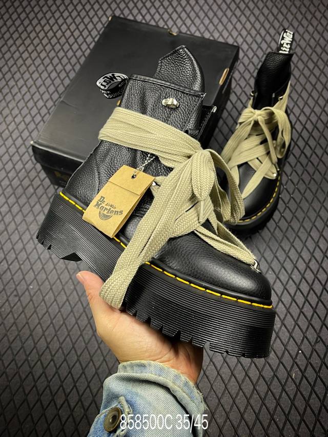 Rick Owens X Dr.Martens马丁 舒适休闲 马丁靴货号:2797 1 尺码:35-45 编码：858500C