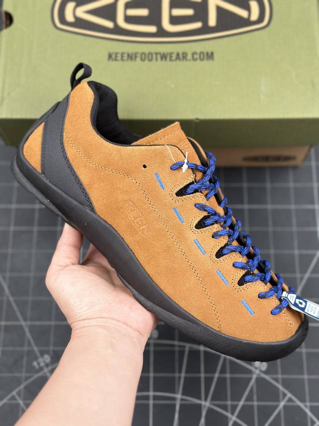 核心私 美国人气户外品牌-科恩keen Jasper Rocks Sp贾斯珀都市系列复古低帮系带户外风露营徒步登山运动训练鞋 原楦型开发纸版#采用固色翻毛皮鞋面