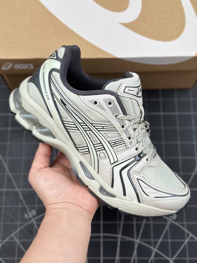 核心私 Asics Gel-Kayano 14 亚瑟士运动休闲透气专业跑鞋 #采用工程弹性双层再生针织密度鞋面材质，后跟3D可视gel缓震乳胶物料 #升级ff