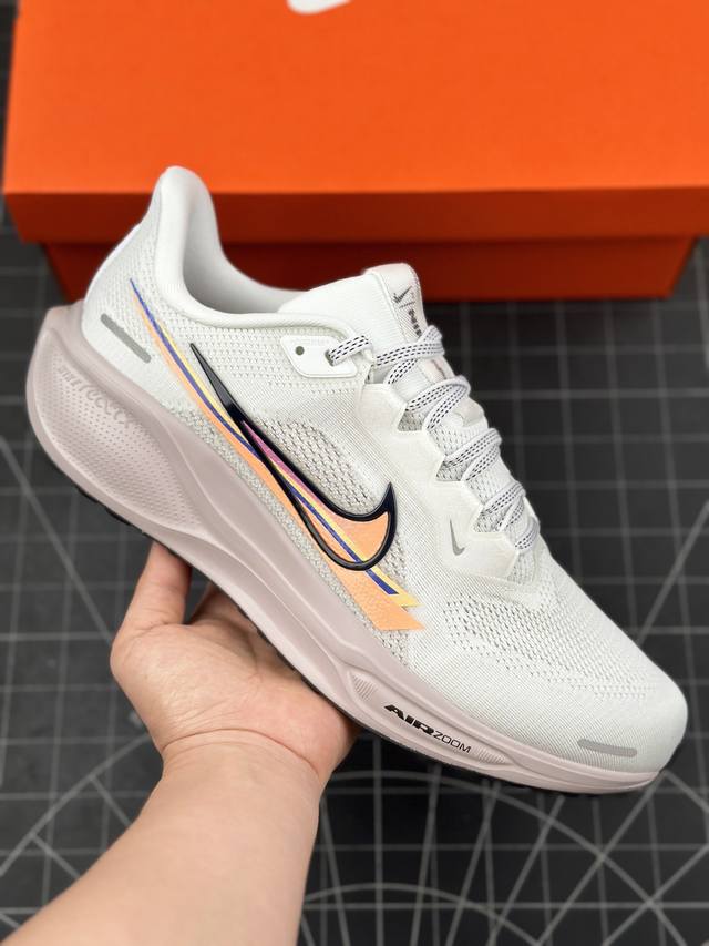 核心私 Nk Air Zoom Pegasus 41 耐克网面透气轻便耐磨跑鞋 #鞋面采用网布、织物、橡塑材料等多种材料拼接，出色支撑效果，缔造稳固脚感，塑就自