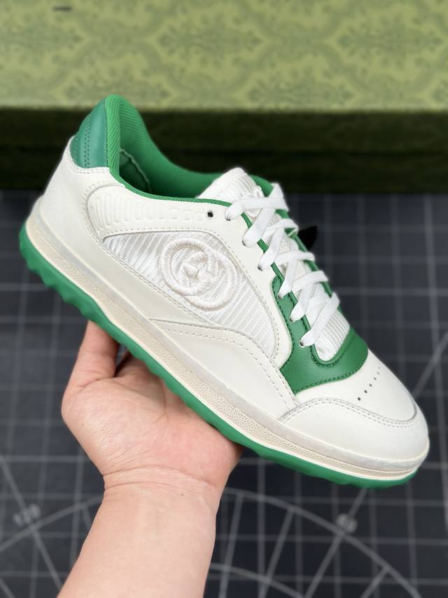 核心私 性价比版本 Gucci2024早春古驰g家 最新爆款mac80 运动鞋 情侣款 休闲 复古 做旧 脏脏鞋 小脏鞋 小白鞋 原版购入开发 做货 古驰mac