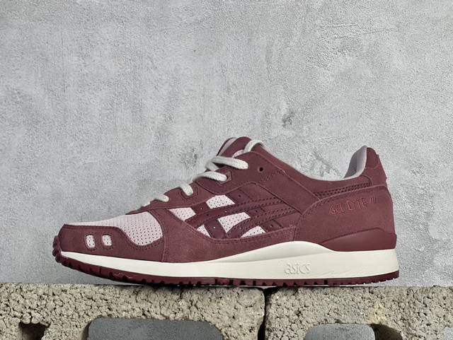 Asics Gel-Lyte 3 反毛皮织物休闲跑步鞋 Gel-Lytetiii Og运动鞋再次以其90年代初期的原始形状和结构出现 轮廓由三井茂之 Shige