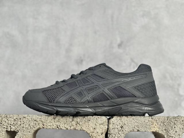 Xl版 Asics Gel-Contend 亚瑟士抗衡4代低帮休闲跑步鞋 专业的运动科技 出色的缓冲性能 带来舒适的跑步体验 鞋面采用三明治网布 透气性非常出色