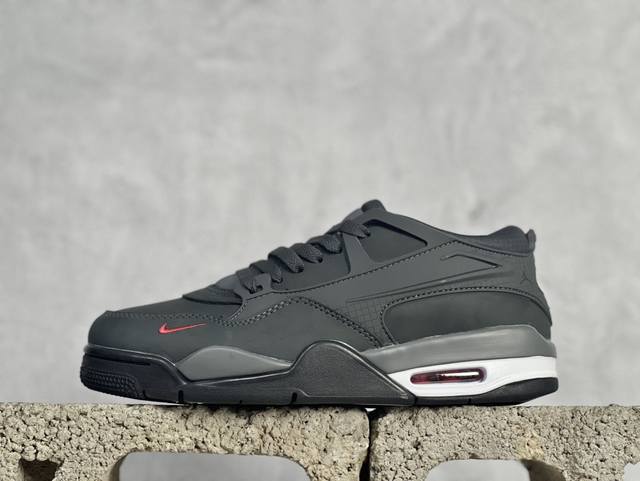 X版 Nigel Sylvester X Air Jordan 4 Rm Aj4乔4 联名款低帮文化篮球鞋 Hf4334-004 它由纺织网布、皮革和翻毛皮混合