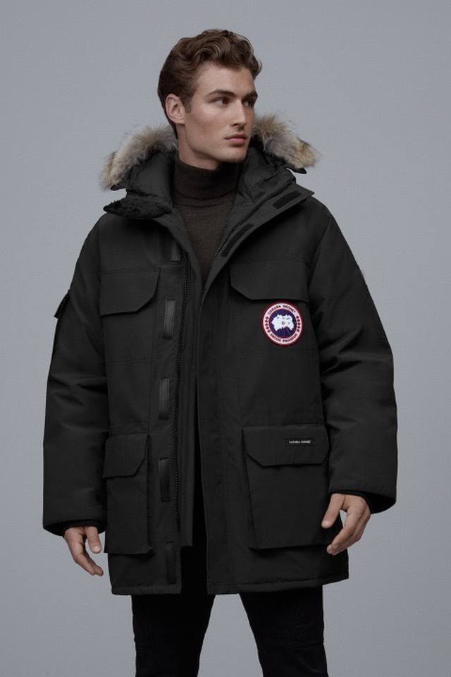 渠道优势，支持代发！ 外贸保真版：大鹅08款 黑色 Canada Goose 加拿大鹅 08男款expedition Parka远征款，Size：Xs S M