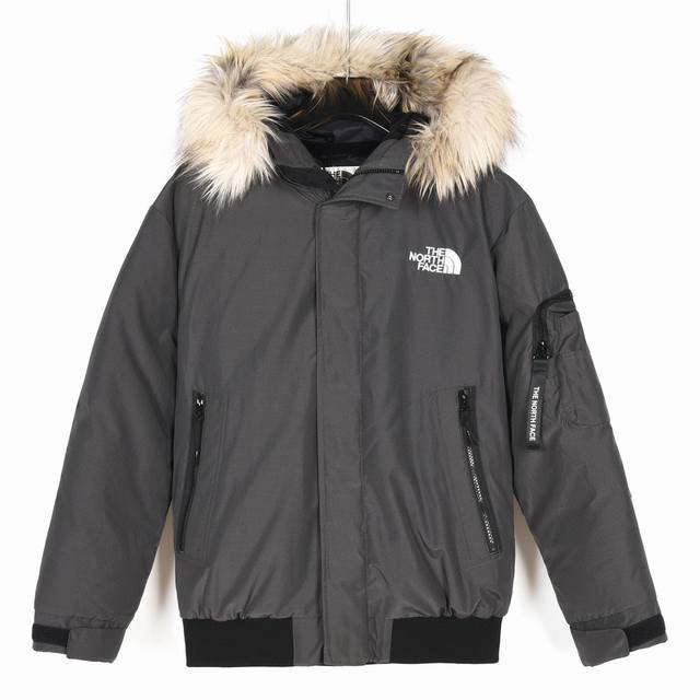 主做高端版，有量可谈！ 外贸保真版：北面 灰色 The North Face Antarctica Parka 户外运连帽毛领派克羽绒服 1.今年羽绒依然采用国