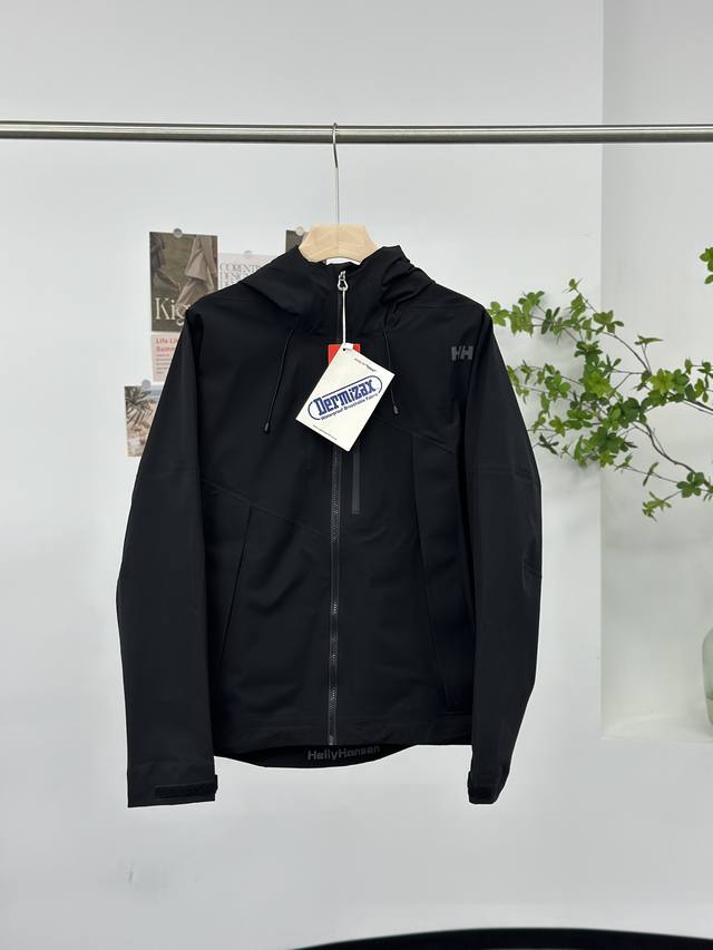 渠道优势 ！ 外贸保真版 海丽汉森 海丽汉森 尺码 S M L Xl Xxl 内胆同步配色 真正热封边冲锋衣 内胆高密度一体绒 配色：黑色、椰蓉白、孔雀蓝、稻草