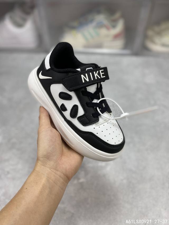 童鞋 耐克 Nike 低帮百搭厚底增高休闲儿童运动板鞋。 货号：CI0919 #A61LSX0921 27-37 码数：27-37