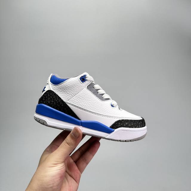专G版乔3代儿童篮球鞋 SIZE：24-37.5码 高端1:1定制版 经典乔3代篮球鞋 鞋面采用优质头层面料和麂皮拼接，质感超级高级 耐磨防滑橡胶大底，助力日常