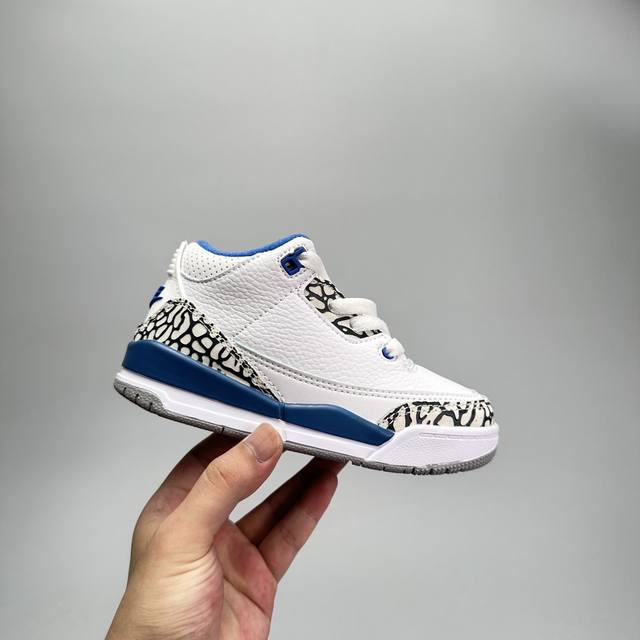 专G版乔3代儿童篮球鞋 SIZE：24-37.5码 高端1:1定制版 经典乔3代篮球鞋 鞋面采用优质头层面料和麂皮拼接，质感超级高级 耐磨防滑橡胶大底，助力日常