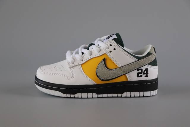 新款出货 原装 NK SB Dunk Low Pro 新款低邦时尚童鞋 科比纪念联名款BQ6817- 鞋码：24 25 26 27 28 29.5 30 31