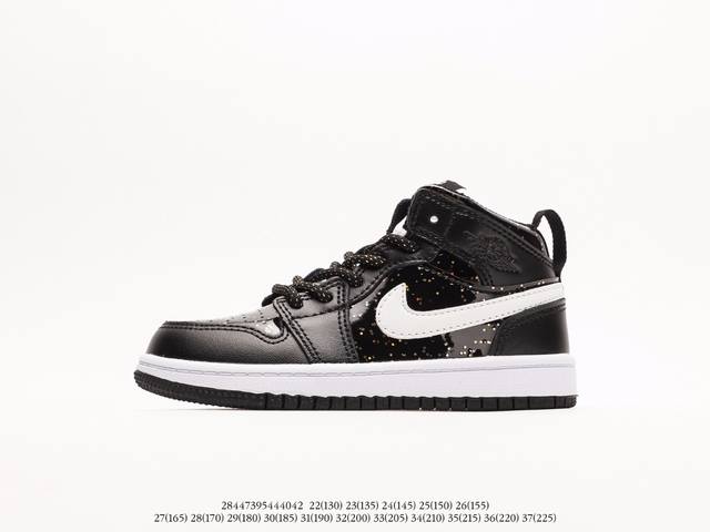 童鞋 乔丹Air Jordan Retro AJ 乔丹运动复古文化休闲童鞋高帮运动篮球鞋注意：图下方显示为实际脚长，单位毫米[手工测量，可能存在5毫米左右的误差