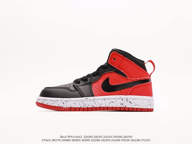 童鞋 乔丹Air Jordan Retro AJ 乔丹运动复古文化休闲童鞋高帮运动篮球鞋注意：图下方显示为实际脚长，单位毫米[手工测量，可能存在5毫米左右的误差