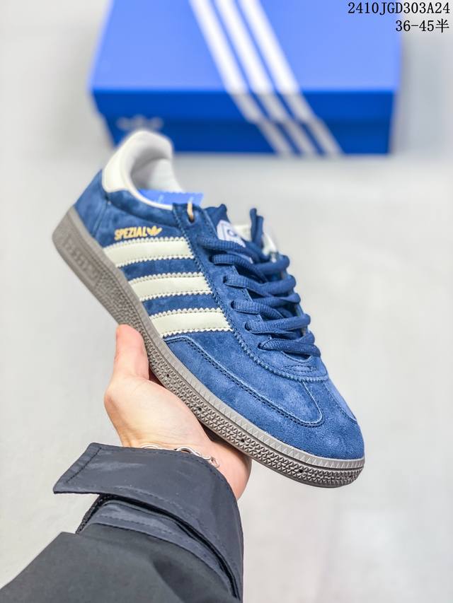 ADIDAS HANDBALL SPEZIAL 沙粉色 舒适耐磨 休闲板鞋 IG1977 尺码：36-45半 编码：10JGD303A24