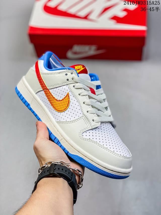 公司级带半码 耐克Nike SB Dunk Low 扣篮系列复古低帮休闲运动滑板板鞋。采用脚感柔软舒适ZoomAir气垫，有效吸收滑板等极限运动在落地时带来的冲
