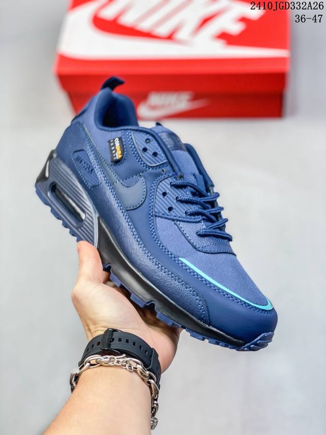 公司级Nike Air Max 90初代系列低帮复古气垫百搭休闲运动慢跑鞋 货号:HF3835- 编码：10JGD332A26