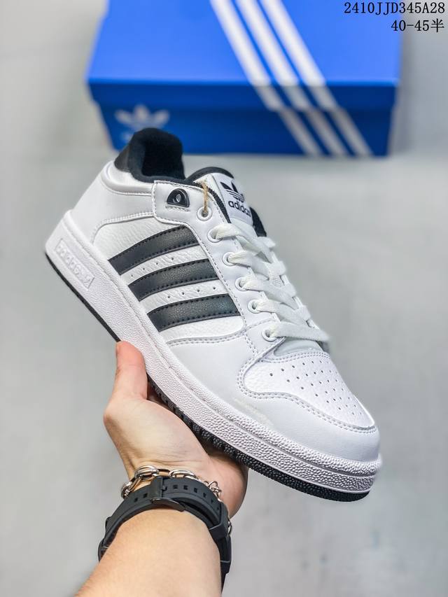 真标半码 ADIDAS阿迪达斯D-PAD CLASSIC 中性篮球运动板鞋 尺码：40-45 编码：10JJD345A29