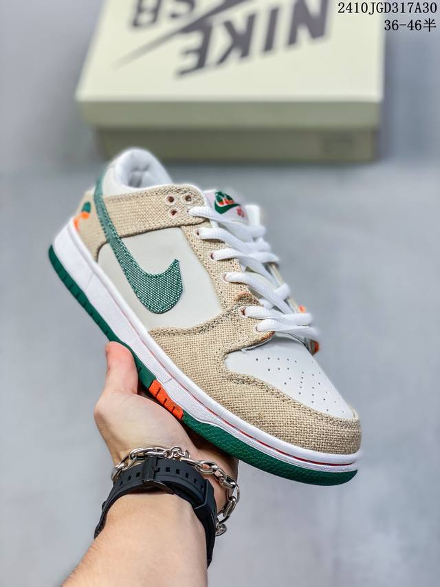 公司级带半码 耐克Nike SB Dunk Low 扣篮系列复古低帮休闲运动滑板板鞋。采用脚感柔软舒适ZoomAir气垫，有效吸收滑板等极限运动在落地时带来的冲